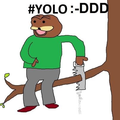 #YOLO tree cutting